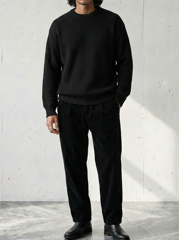 Round Neck Knit Casual Luxe Edition｜BM-T-135