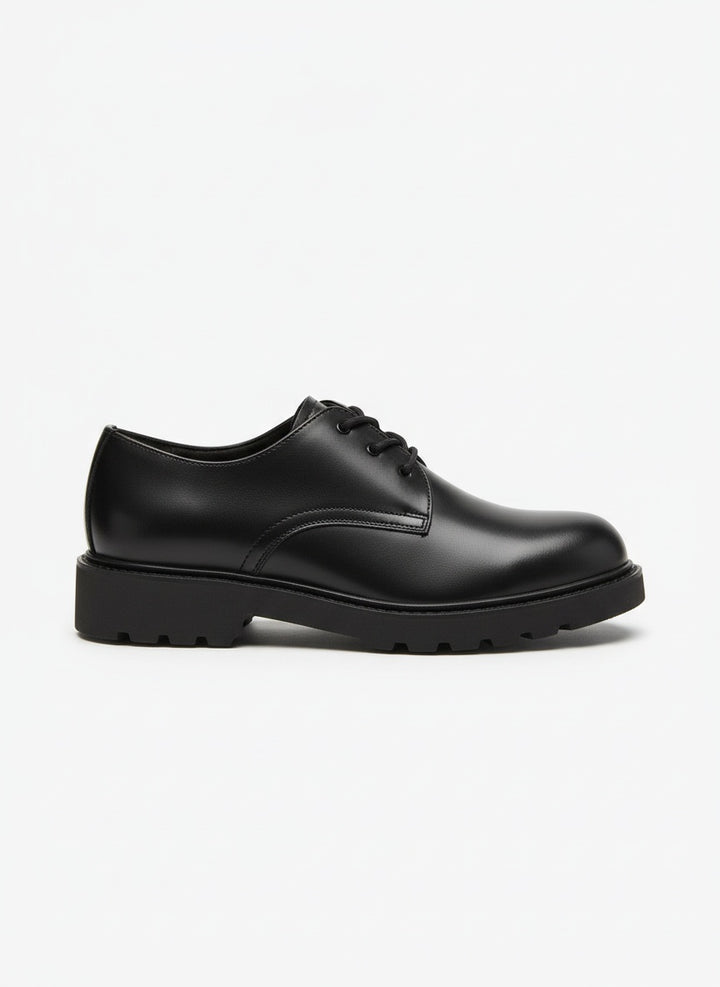 Modern Leather Platform Derby Shoes｜BM-SH-11
