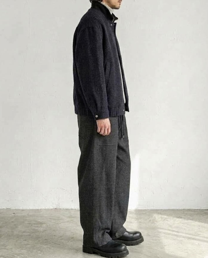 Unwind Wide Leg Twill Pants｜BM-B-159