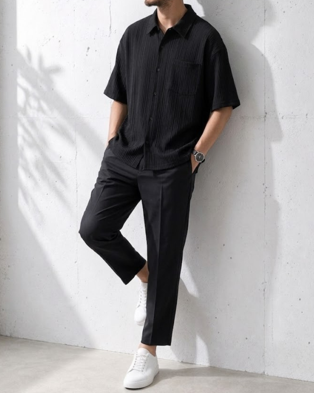 Effortless Ice-Silk Summer Half-Sleeve Shirt｜BM-T-167