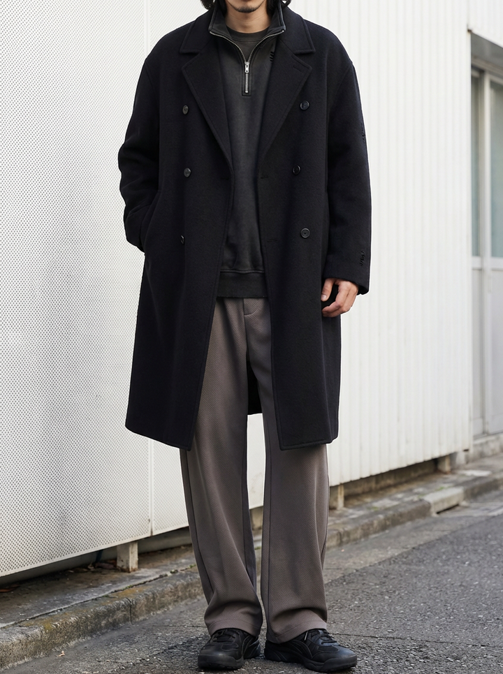 Washed Black Edition Half-Zip Hoodie｜BM-T-138