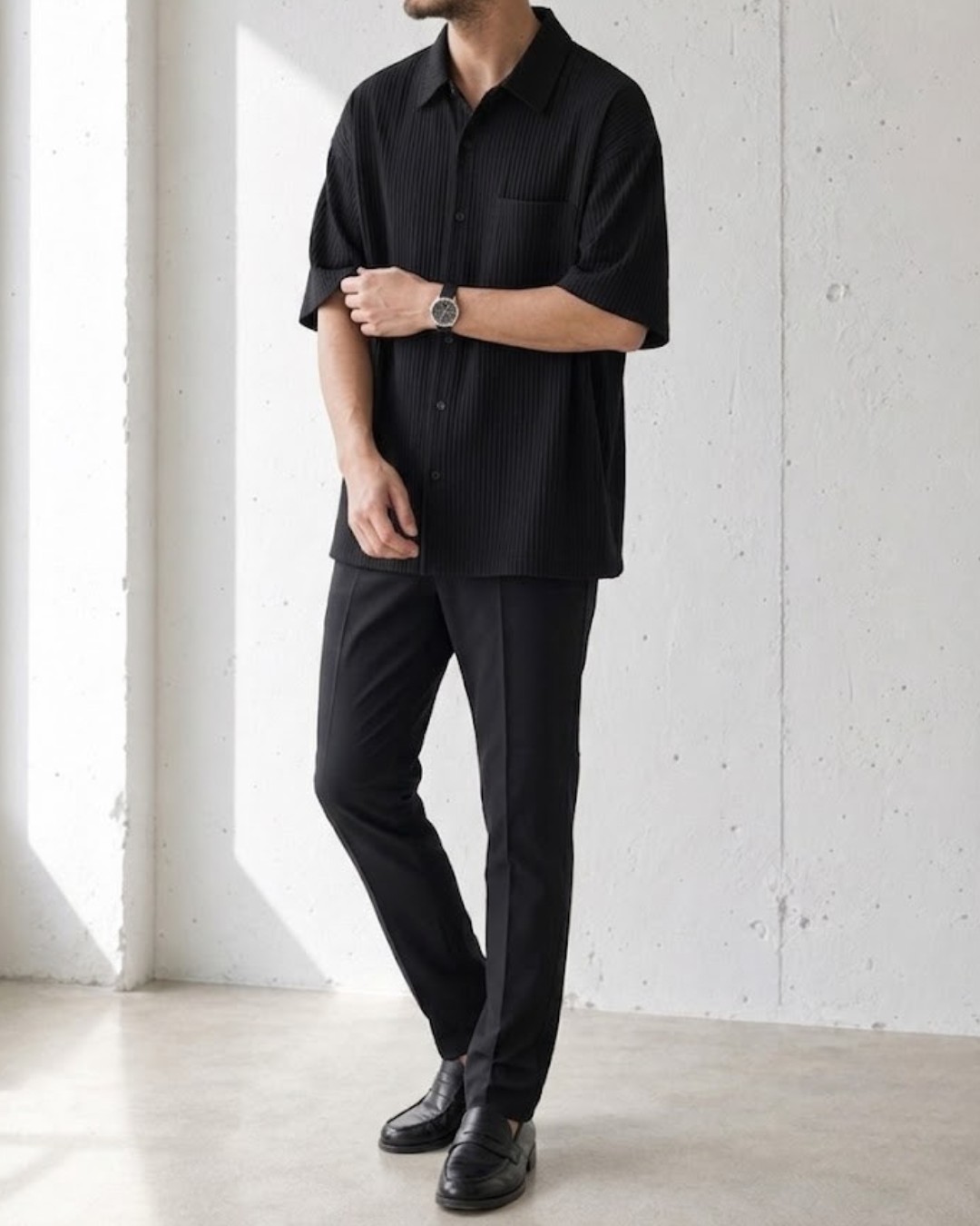 Effortless Ice-Silk Summer Half-Sleeve Shirt｜BM-T-167
