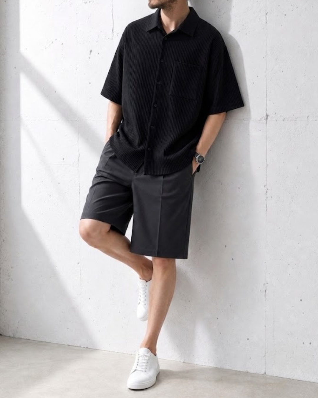 Effortless Ice-Silk Summer Half-Sleeve Shirt｜BM-T-167