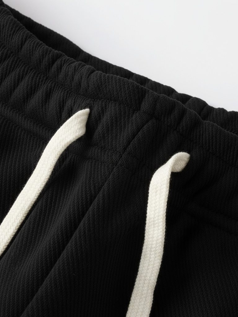 Relaxed Fit Twill Warm Sweatpants｜BM-B-113