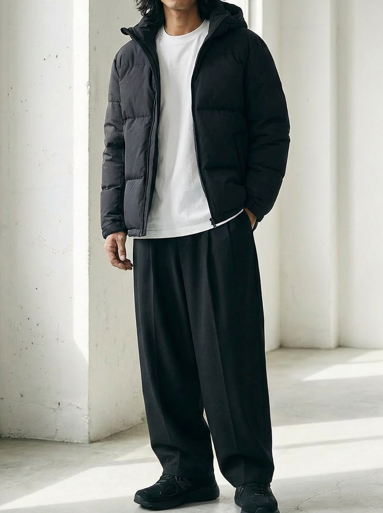 Hooded Design Down Jacket ｜BM-O-131