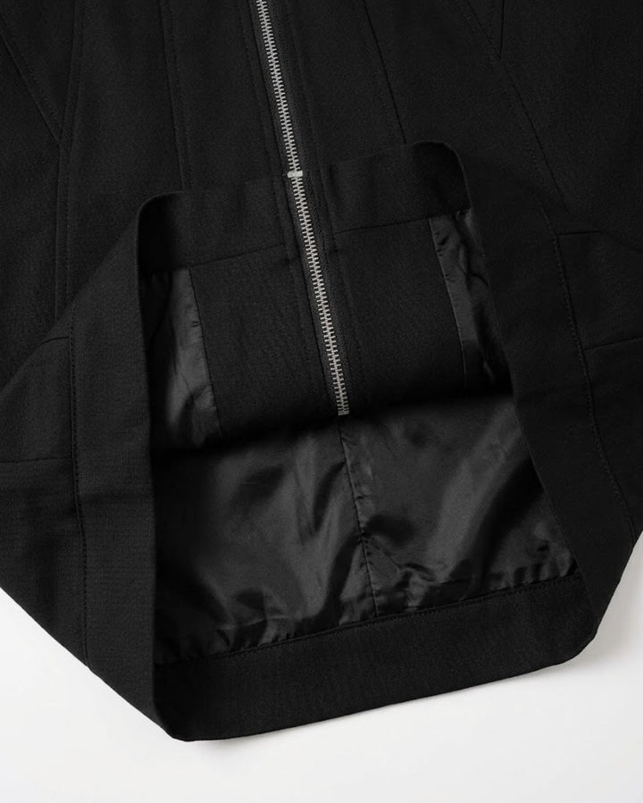 Deconstructed Panel Collared Zip Jacket｜BM-O-154