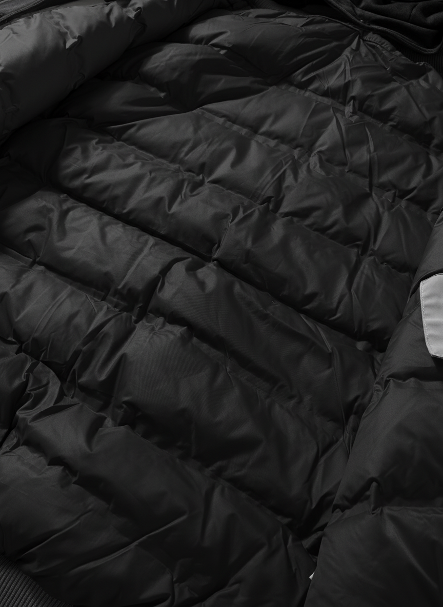 Layered Style Hood Warm Bomber Jacket ｜BM-O-121