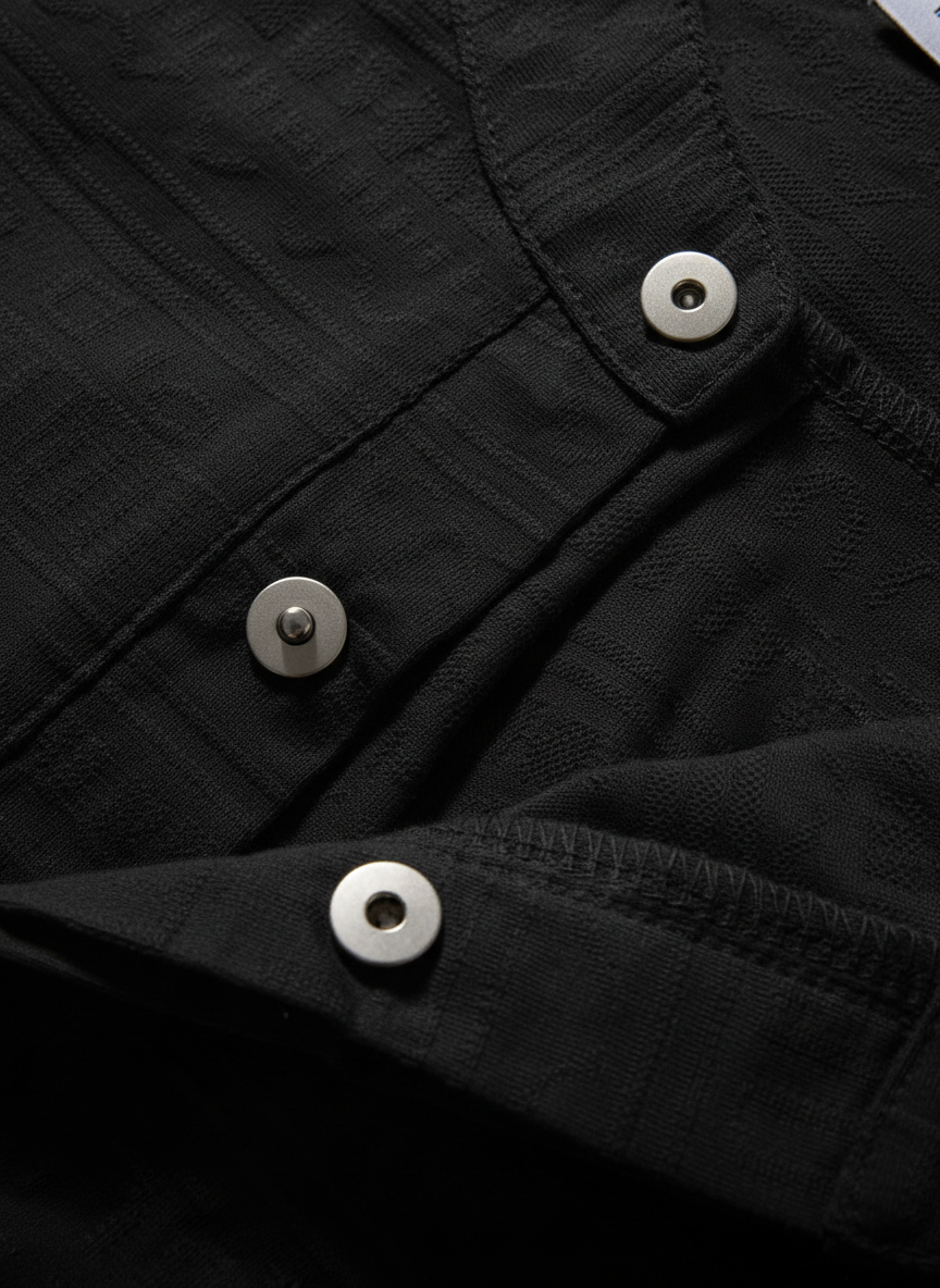 Soft Breathable Relaxed Henley Tee｜BM-T124