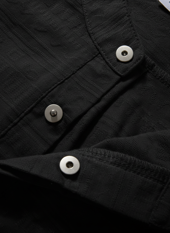 Soft Breathable Relaxed Henley Tee｜BM-T124