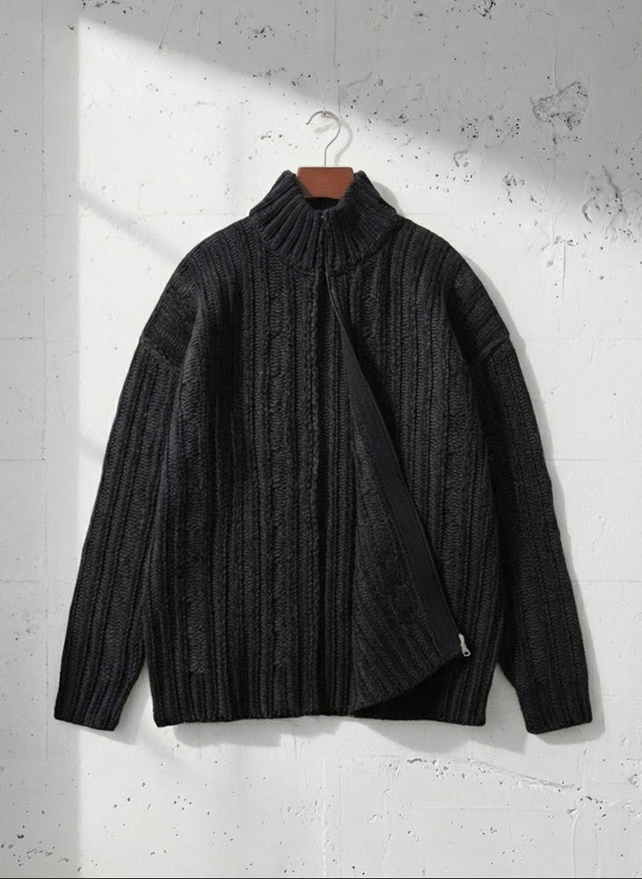 Loose Silhouette Knit Cardigan Jacket｜BM-T-118