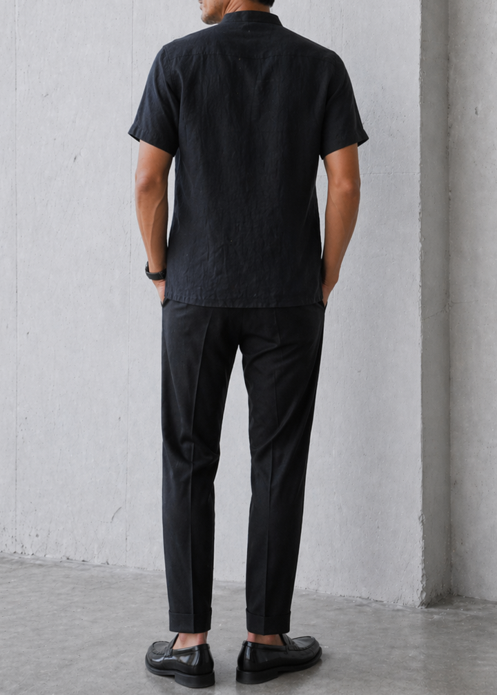Dignified Square Collar Casual Noir｜BM-T-162