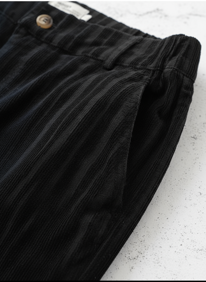 Textured Striped Corduroy Pants｜BM-B-119