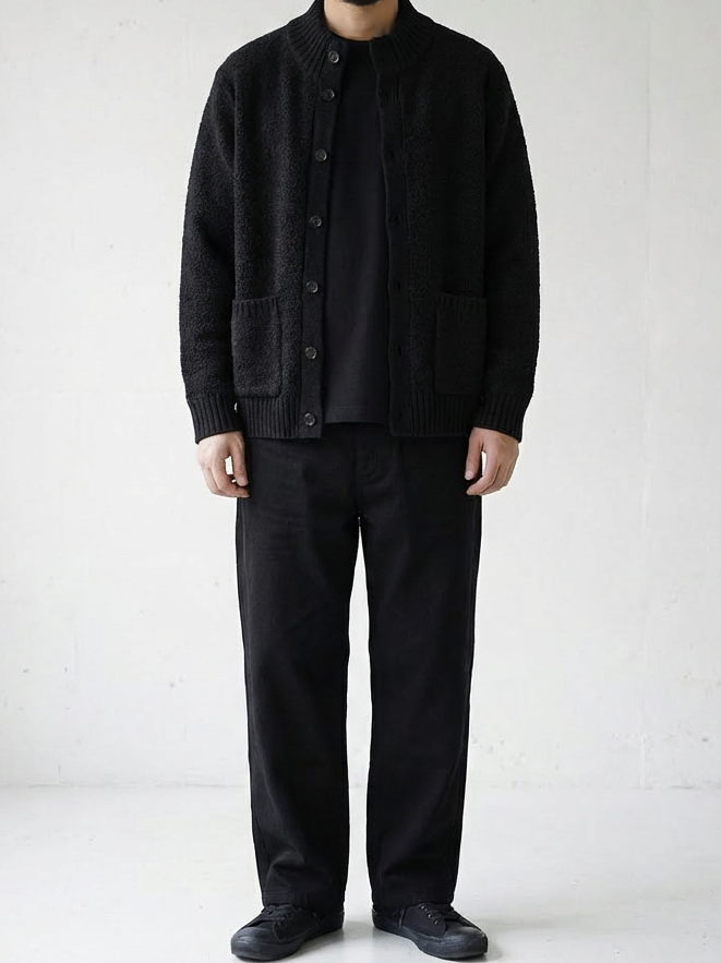 Soft Textured Knit Cardigan ｜BM-T-130