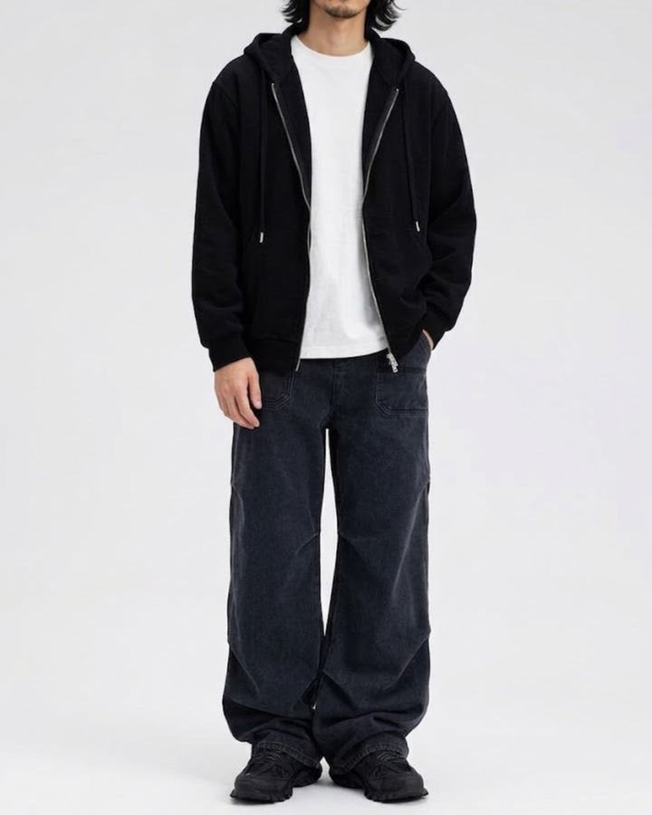 Washed Wide Leg Flare Denim Pants｜BM-B-157
