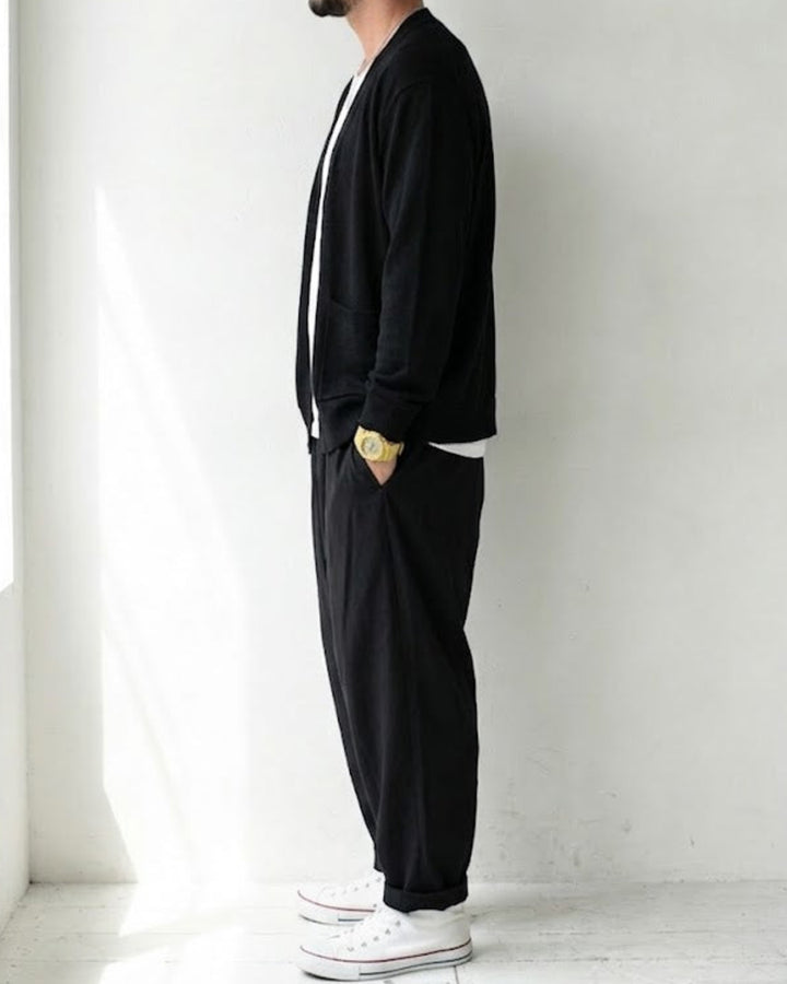 Shawl Collar Wool Blend Knit Cardigan｜BM-T-188