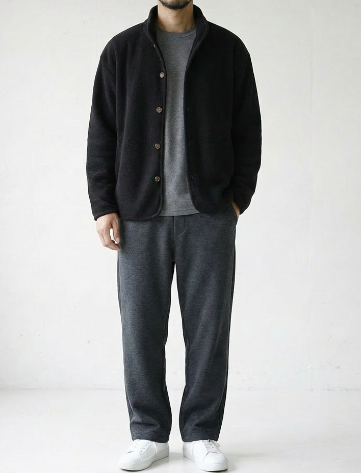 Half High Neck Fleece Jacket｜BM-T-107