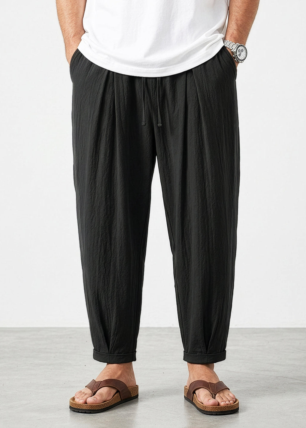 Light & Breathable Fabric Joggers｜BM-B-145