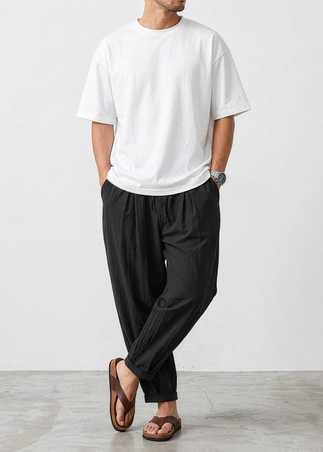Light & Breathable Fabric Joggers｜BM-B-145