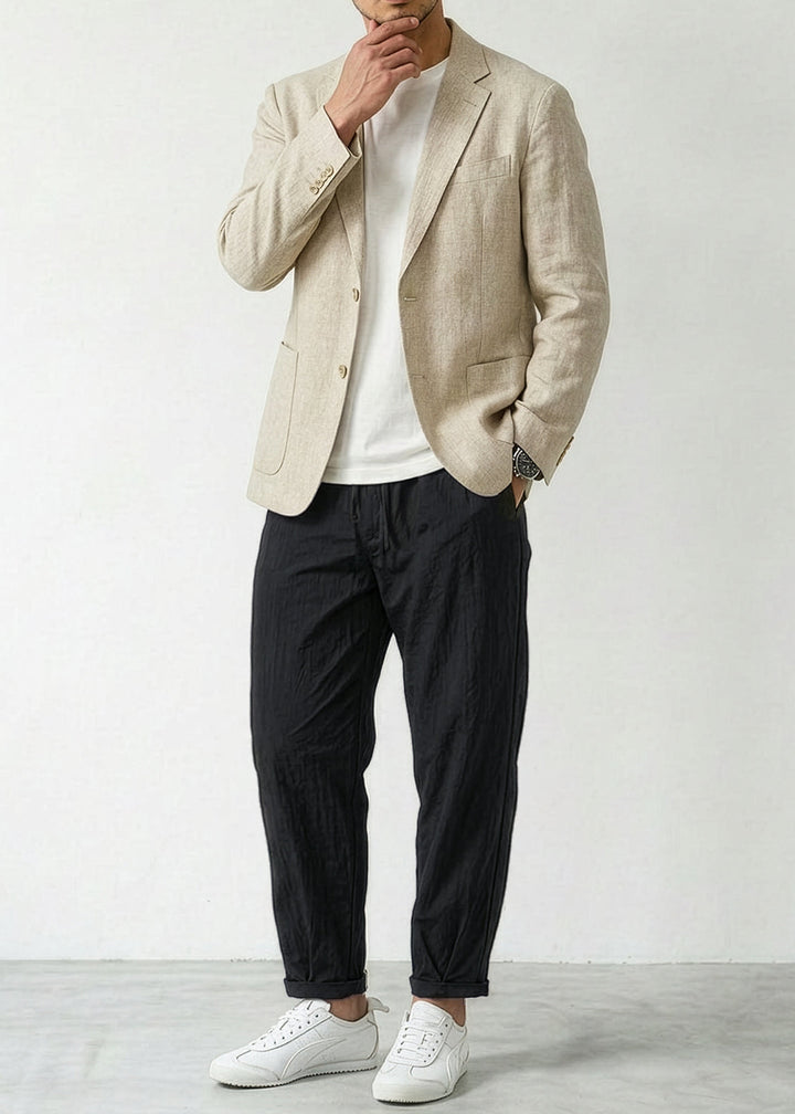 Light & Breathable Fabric Joggers｜BM-B-145