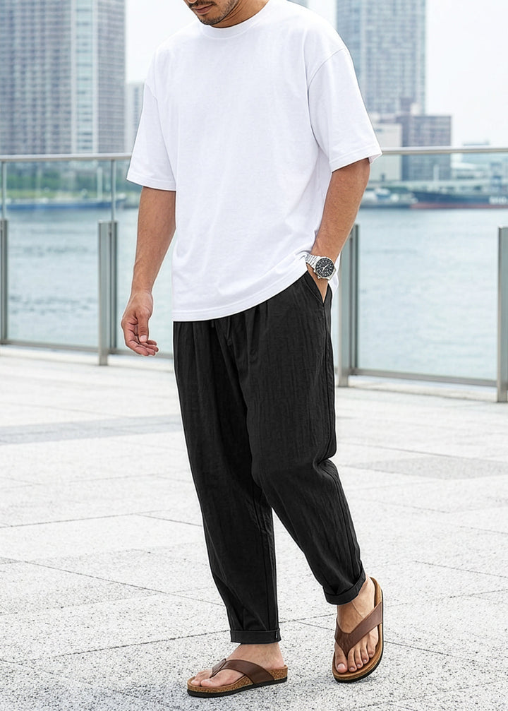 Light & Breathable Fabric Joggers｜BM-B-145