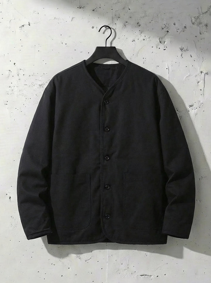 No-Collar Padded Minimal Jacket｜BM-O-139