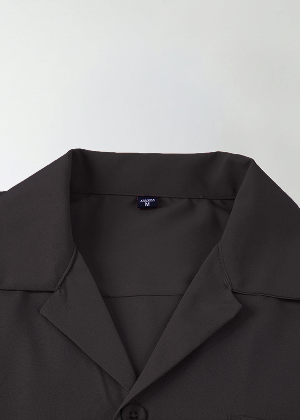 Fluid Cuba Collar Noir Shirt｜BM-T-164