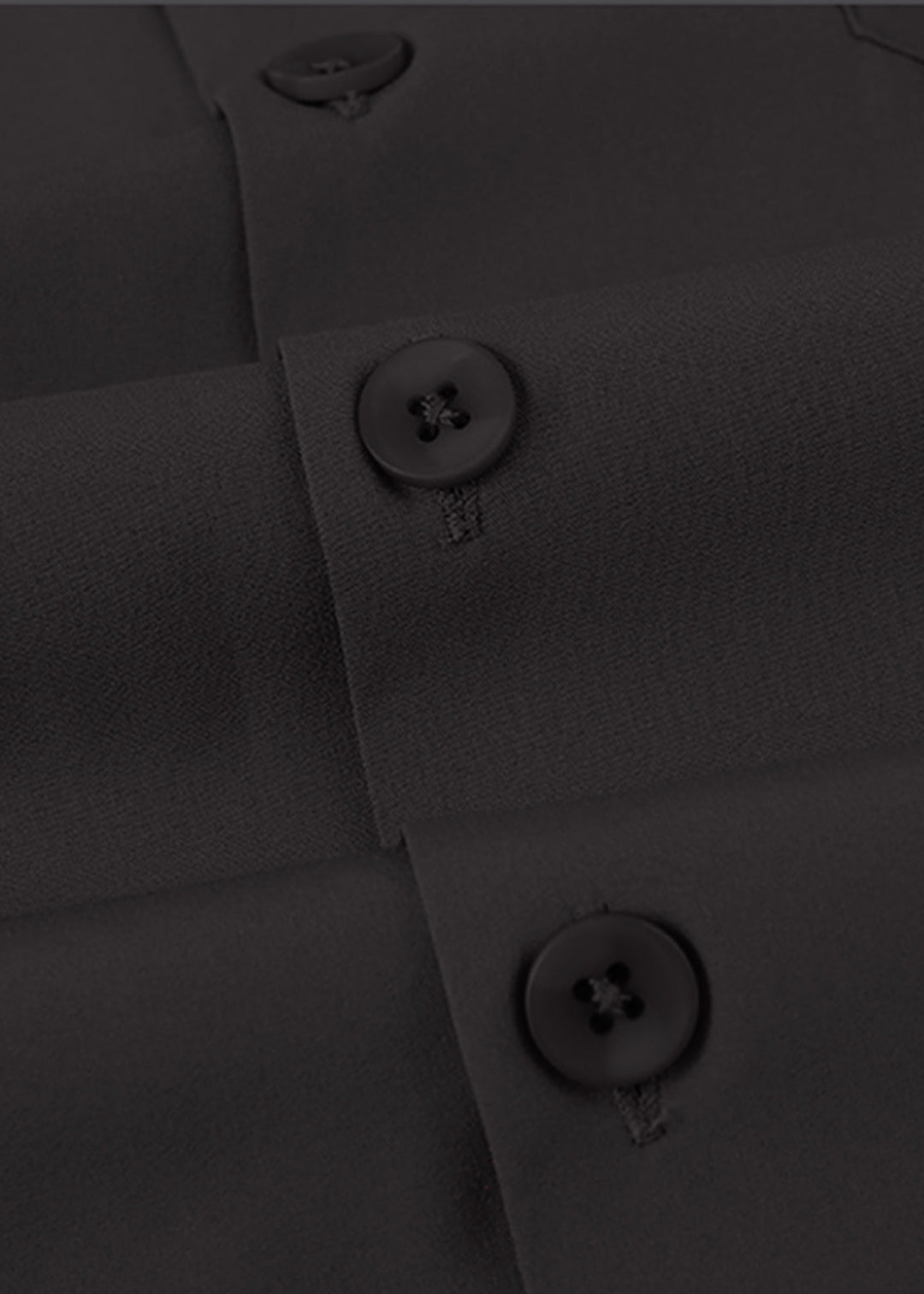 Fluid Cuba Collar Noir Shirt｜BM-T-164