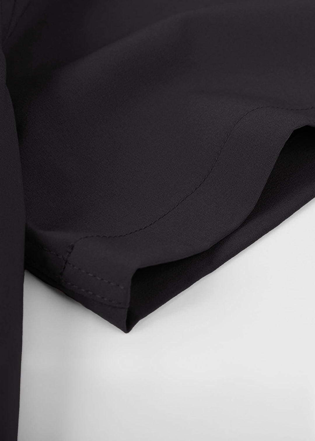 Fluid Cuba Collar Noir Shirt｜BM-T-164