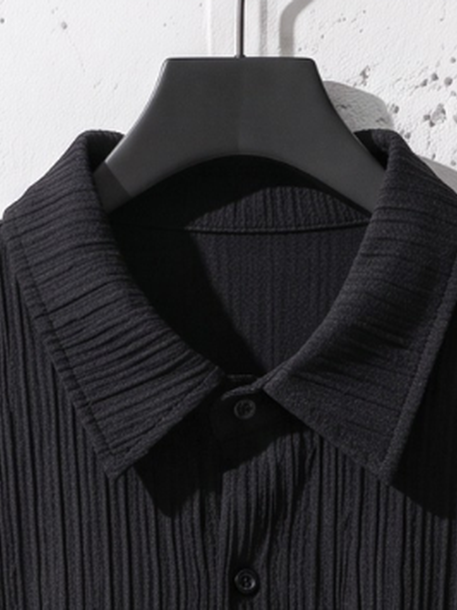 Effortless Ice-Silk Summer Half-Sleeve Shirt｜BM-T-167