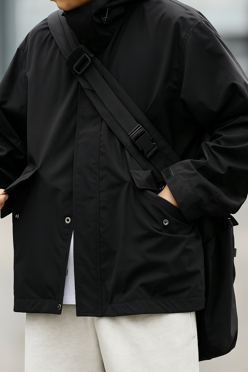Windproof Hooded Outdoor Jacket｜BM-O-113