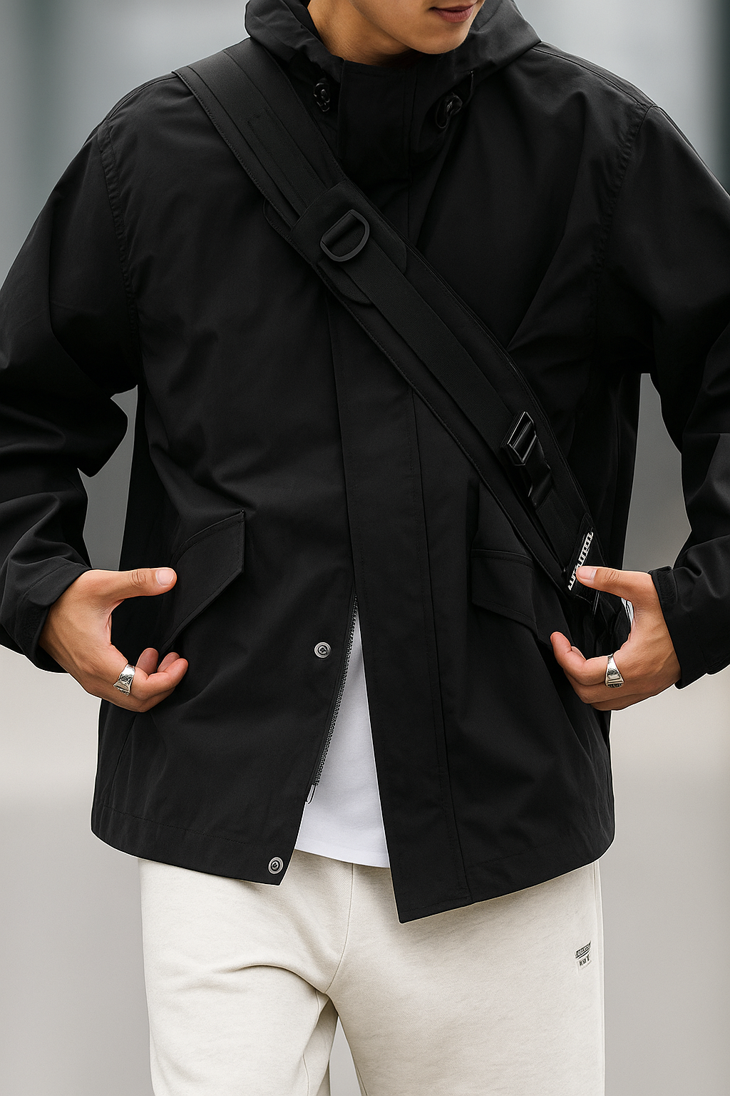 Windproof Hooded Outdoor Jacket｜BM-O-113