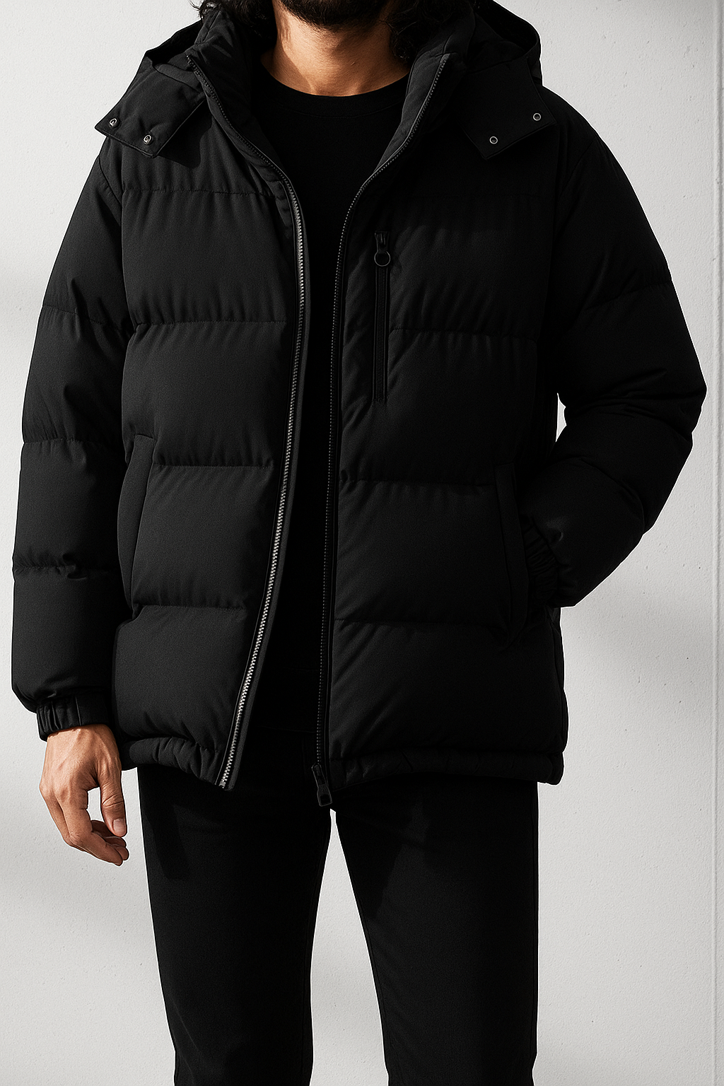 White Duck Insulated Down Coat｜BM-O-119