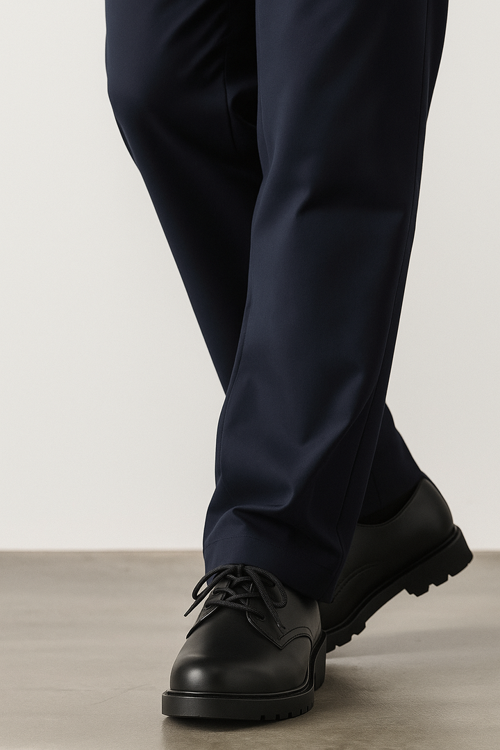 Modern Leather Platform Derby Shoes｜BM-SH-11