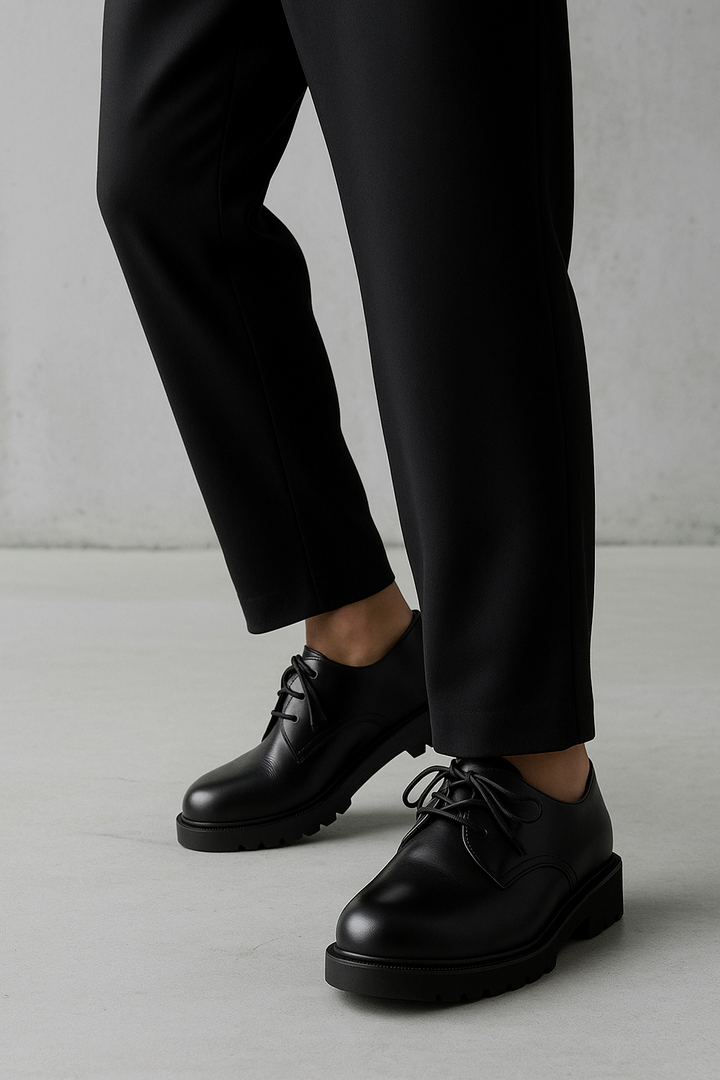 Modern Leather Platform Derby Shoes｜BM-SH-11