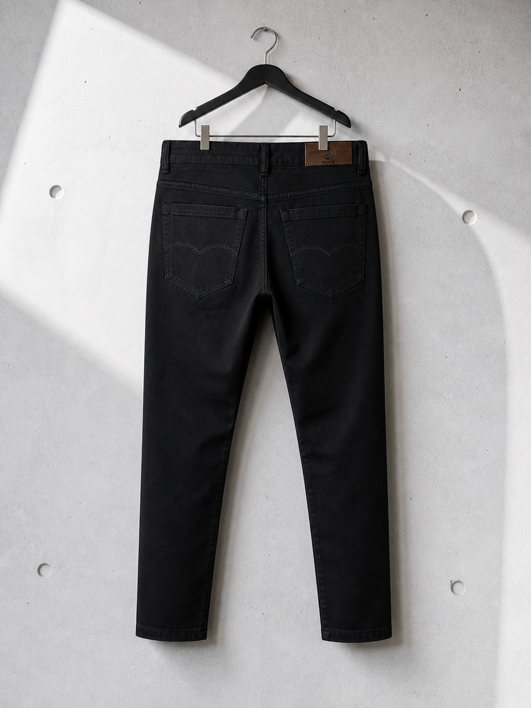 Slim Tapered Chino Black Pants｜BM-B-142