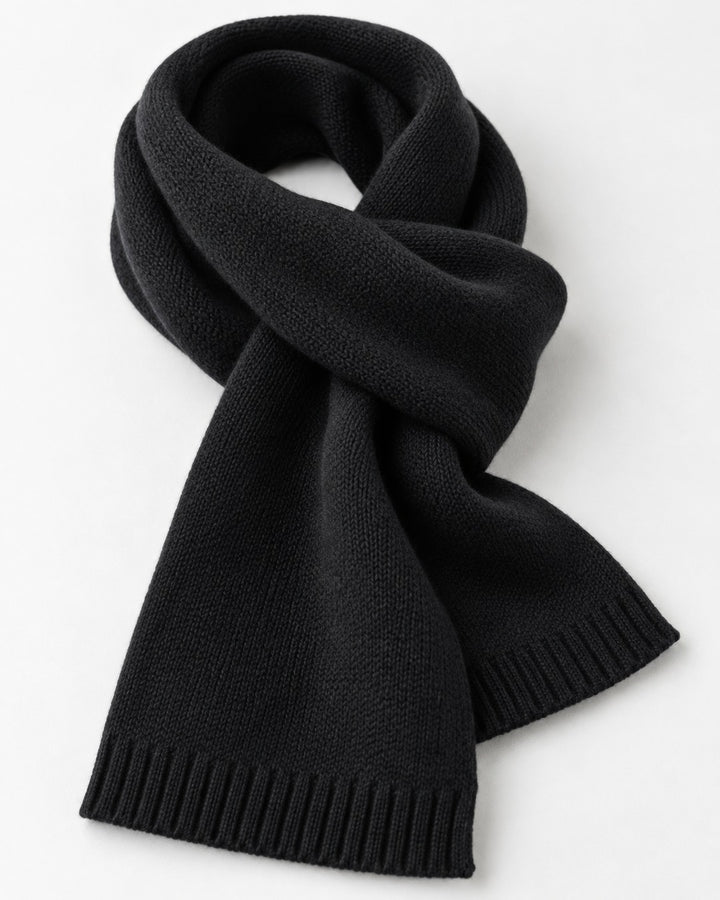 Solid Knit Blend Wool Scarf｜BM-OT-13