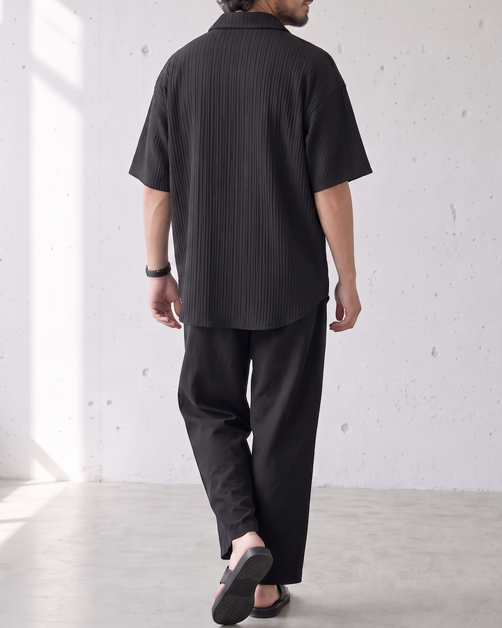 Effortless Ice-Silk Summer Half-Sleeve Shirt｜BM-T-167
