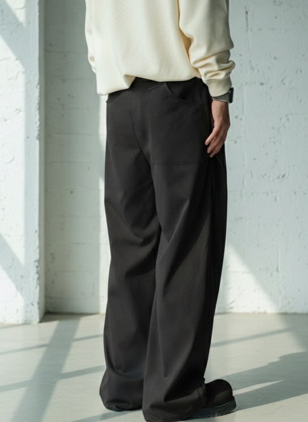 Urban Scimitar-Fit Breathable Pleated Pants｜BM-B-135