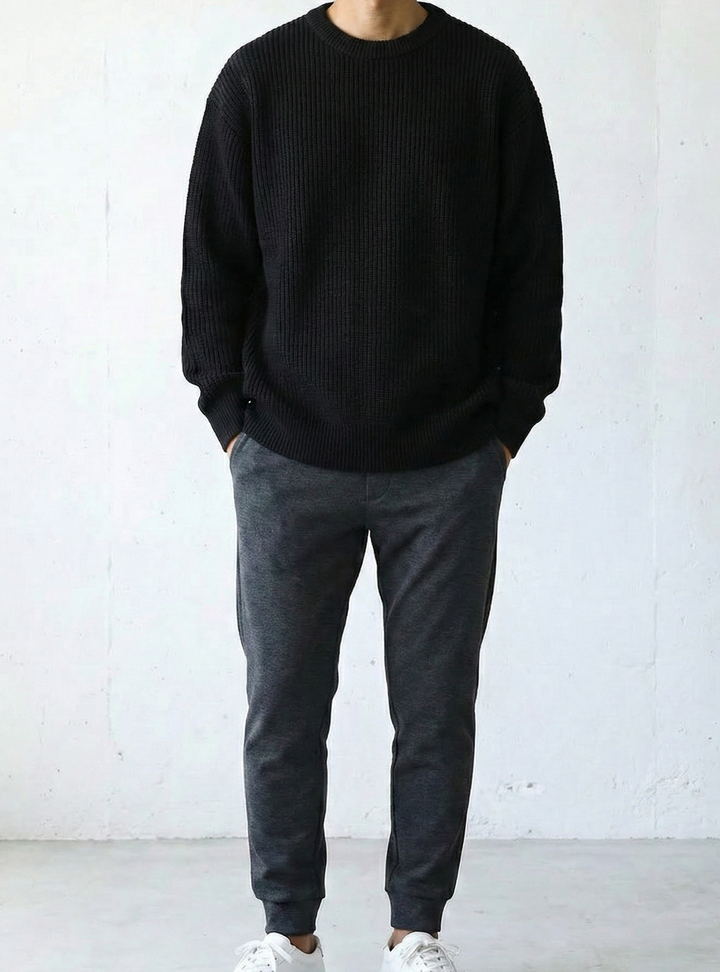 Round Neck Knit Casual Luxe Edition｜BM-T-135