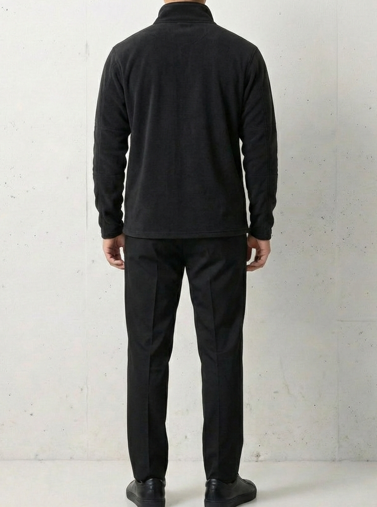 Stand Collar Half-Zip Sweatshirt｜BM-T-156