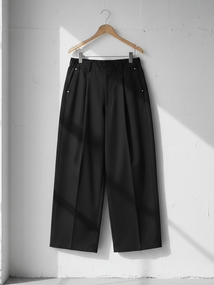 Urban Scimitar-Fit Breathable Pleated Pants｜BM-B-135