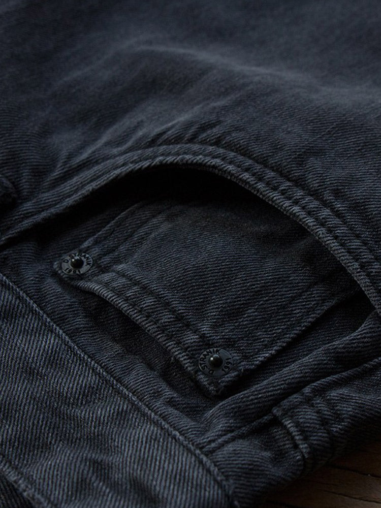 Straight Cut Black Denim｜BM-B-118