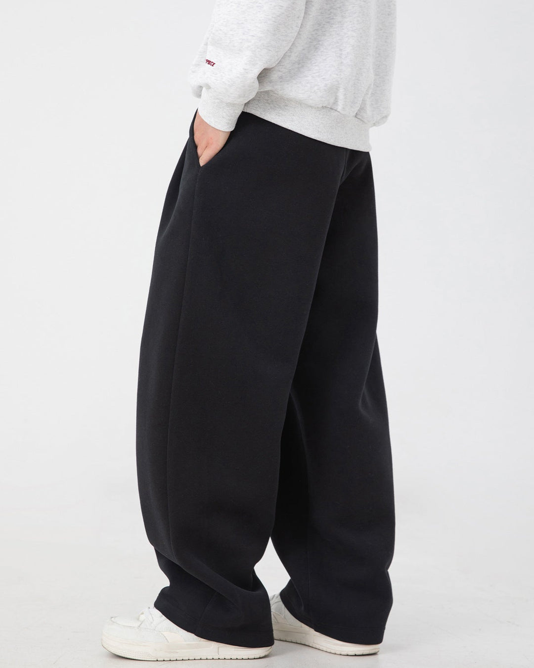Structured Wide Straight Sweatpants｜BM-B-154