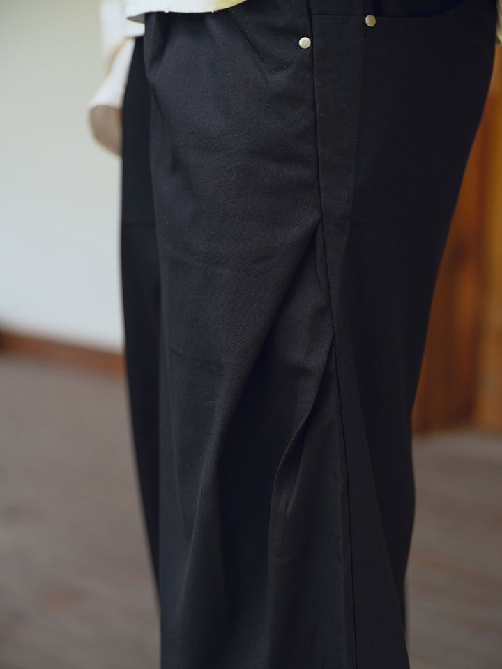 Urban Scimitar-Fit Breathable Pleated Pants｜BM-B-135