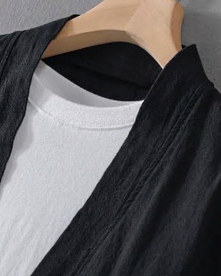 Oriental Stand Collar Robe Shirt Coat｜BM-O-145