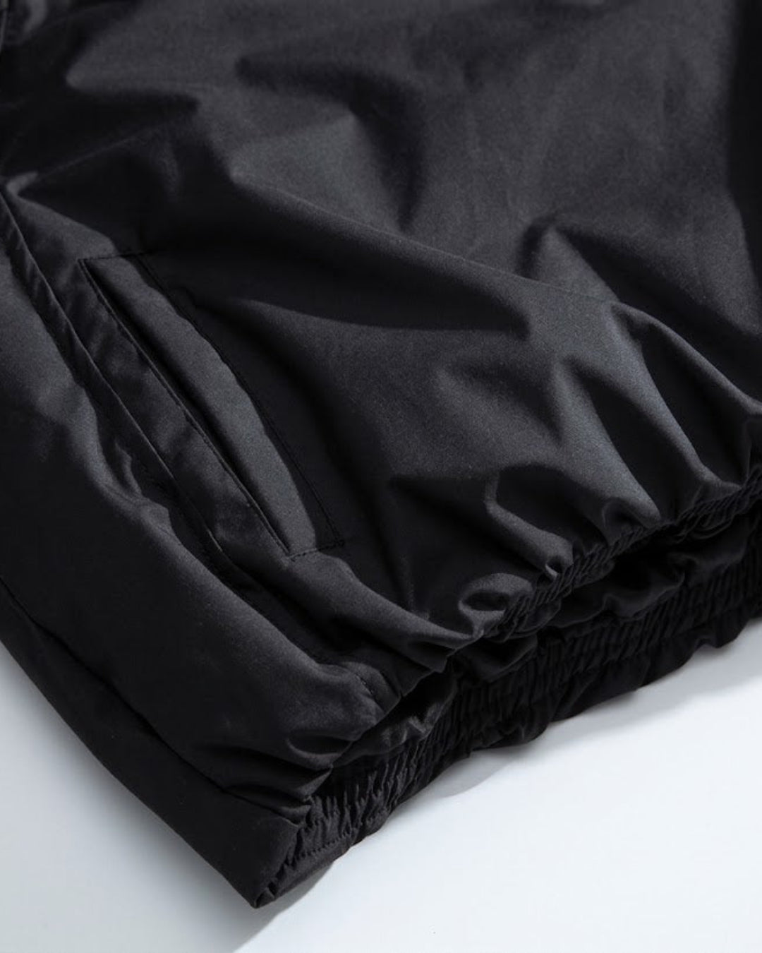 Diagonal Zip Hooded Padded Jacket｜BM-O-151