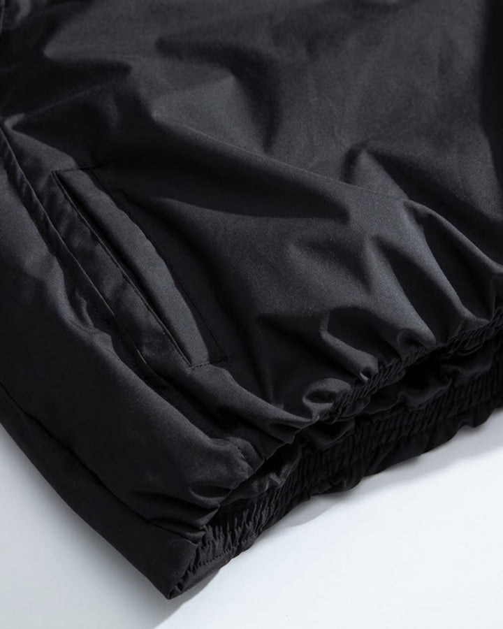 Diagonal Zip Hooded Padded Jacket｜BM-O-151