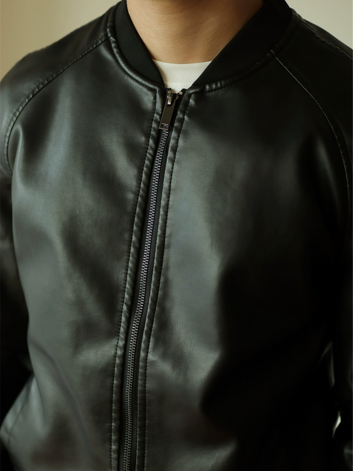 Leather Moto Casual Jacket｜BM-O-102