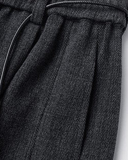 Textured Vintage Arc Silhouette Trousers｜BM-B-155