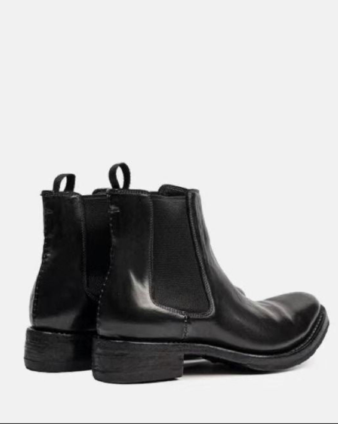 Vtg Washed Cowhide Chelsea Boots｜BM-SH-27